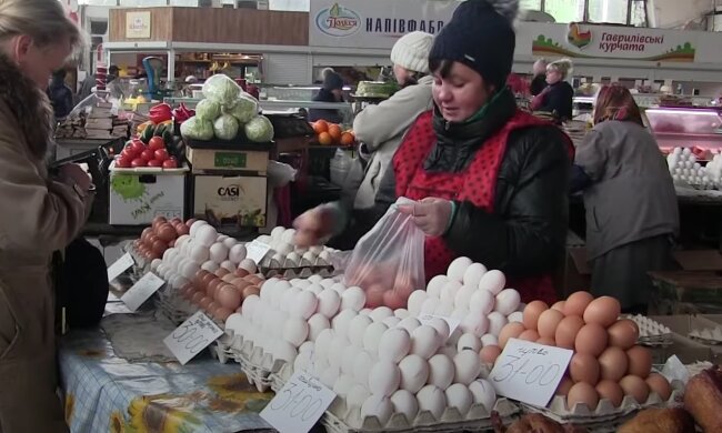 Ціни на яйця. Фото: скрін youtube