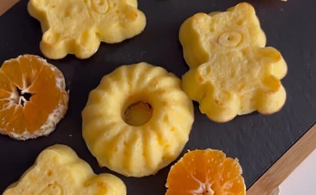 Запеканка с мандаринами, скриншот из видео