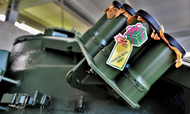 Танк от чехов. Фото: скриншот Twitter