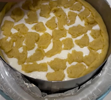 Вишневый пирог с кремом-суфле: фото скрин рецепта