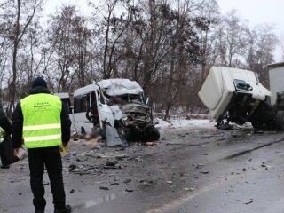 ДТП у Чернігівській області. Фото: Нацполиция.