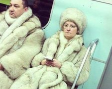 "Найстильніші" москвичі їздять у метро (фото)