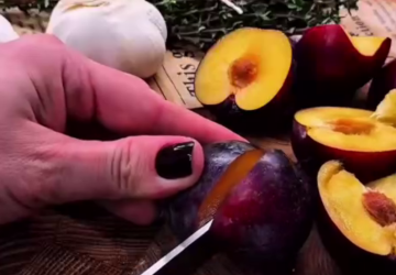 Качині ніжки зі сливами та медом, кадр з відео