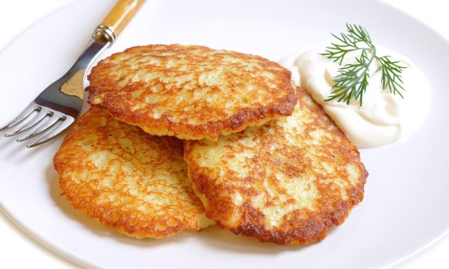 Класичний рецепт дерунів з картоплі