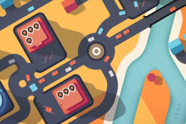 Mini Motorways: скрин игры