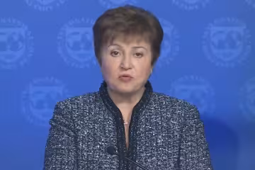 Директор МВФ Крісталіна Георгієва, скріншот відео