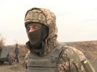 Боец ВСУ / скриншот из видео