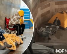 Повітряна тривога в Києві: люди в метро