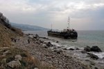 У Чорному морі на мілину сіло судно, яке незаконно заходило в Крим