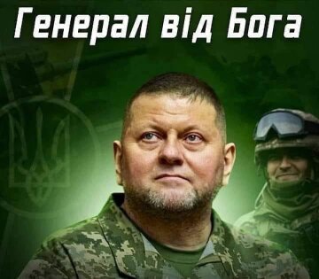 Привітання для Залужного від українців, скріншот