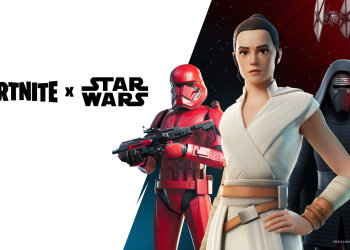 Fortnite и Star Wars \\ официальный плакат игры