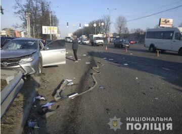 ДТП за участю Кулеби, фото: Національна поліція