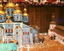 Американка зробила з печива Михайлівський собор (фото)