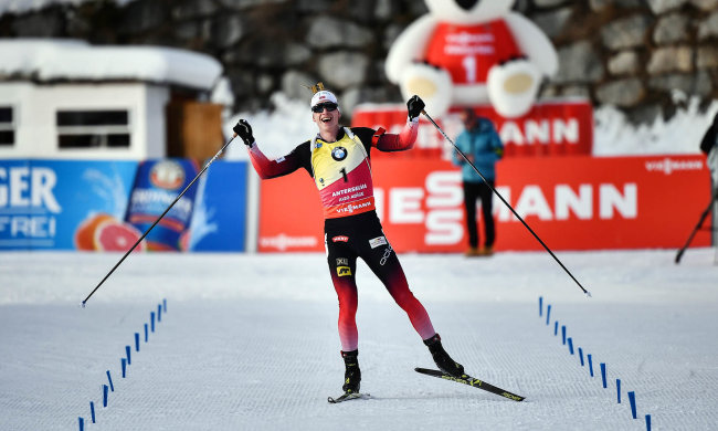 Норвежец Бе выиграл четыре золота на ЧМ по биатлону и повторил рекорд