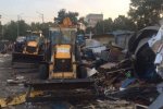 Демонтаж ринку в Києві: зловили перших мародерів