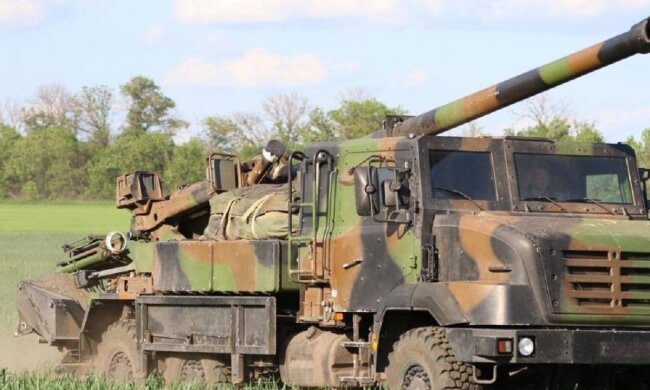 Військова техніка. Фото: скриншот Telegram