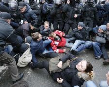 Арест Саакашвили: в палаточном городке продолжаются столкновения