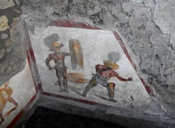 Древня фреска, фото: twitter / pompeii_sites