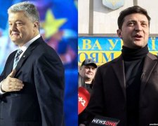 Володимир Зеленський і Петро Порошенко