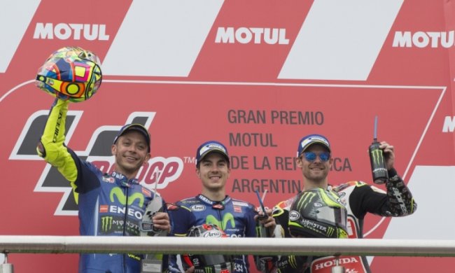 MotoGP: Виньялес - первый на Гран-при Аргентины
