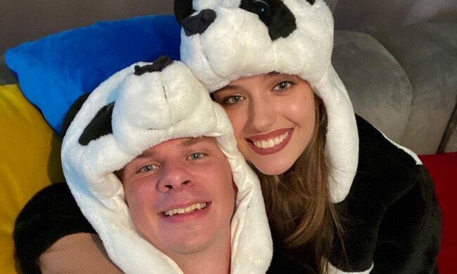 Дмитрий Комаров и Александра Кучеренко, фото с Instagram
