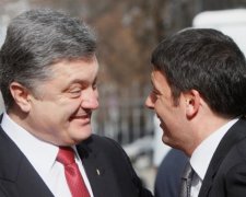 Порошенко домовився з прем'єром Італіі про нові санкціі проти РФ