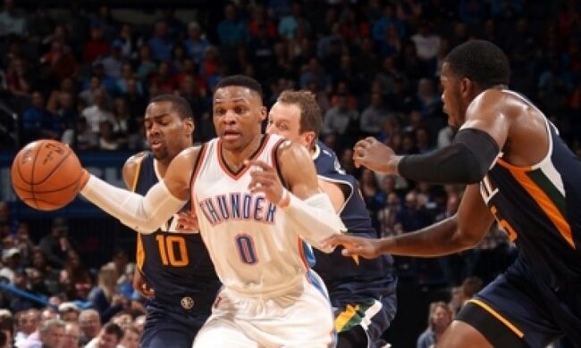 Победный бросок Уэстбрука возглавил топ-10 моментов игрового дня НБА