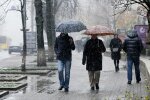 Київ зустрічає перший сніг: фото "зимової" столиці 7 жовтня