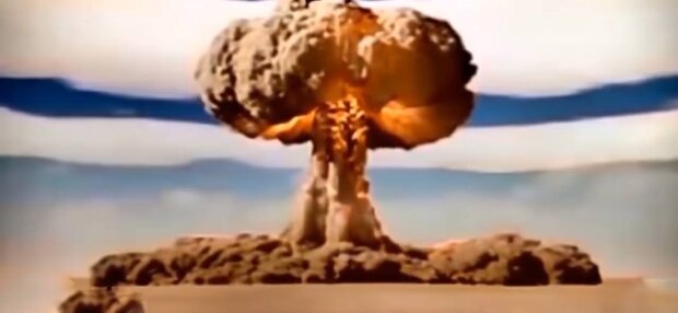 Ядерный взрыв, скриншот: YouTube