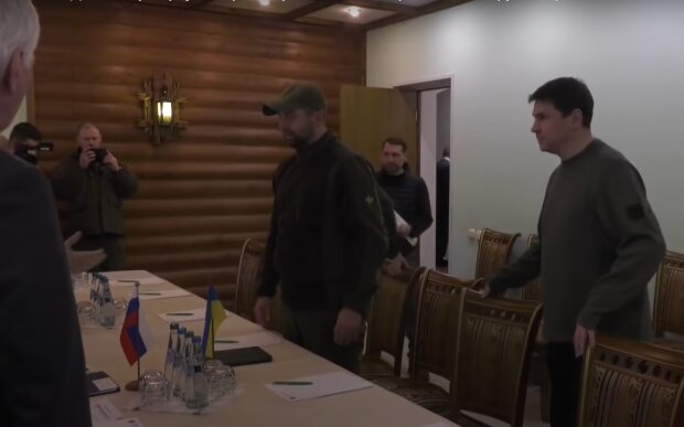 Второй раунд переговоров России и Украины. Фото: скрин youtube