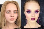 До та після макіяжу, фото: instagram.com / powerofmakeup