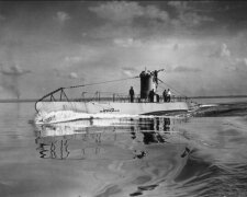 Німецький підводний човен U1 на ходових випробуваннях в 1935 році