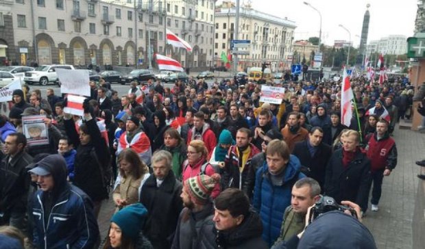 У Мінську протестували проти фальсифікацій на виборах