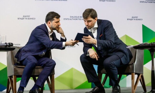 Володимир Зеленський і Олексій Гончарук, фото: Фокус