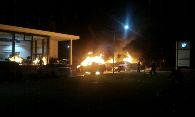 поджог авто