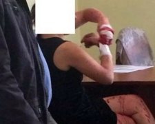  "Ображена" росіянка рознесла львівський РАЦС (фото)