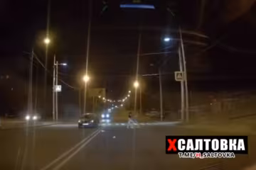 ДТП в Харькове, скриншот из видео