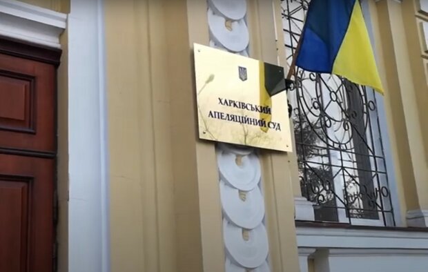 Харьковский суд, скриншот из видео
