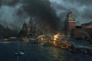 Кремль горит, скриншот: YouTube