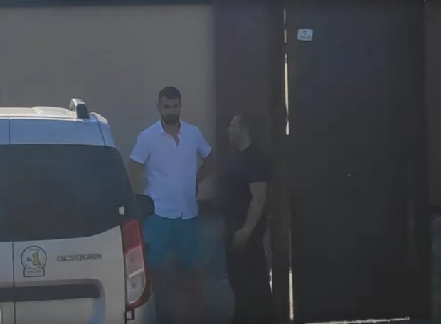 затримання голови ОДА Андрія Балоня, скрін з відео