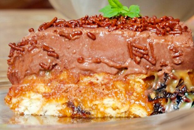 Шоколадный торт с орехами, фото cesmak