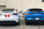 Ford Mustang Mach-E And Tesla Model Y, скріншот