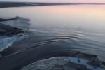 Разрушение Каховской ГЭС. Фото: скрин youtube