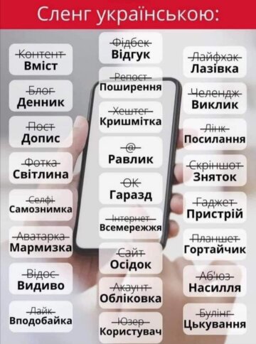 Сленг на украинском, фото facebook.com/groups/ict.in.ua