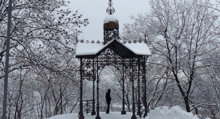 Українці, Київ, зима, сніг, фото із соцмереж