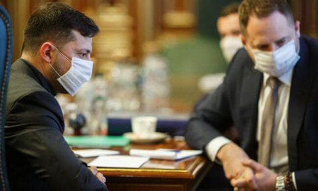 Володимир Зеленський та Андрій Єрмак \\ фото ЛБ