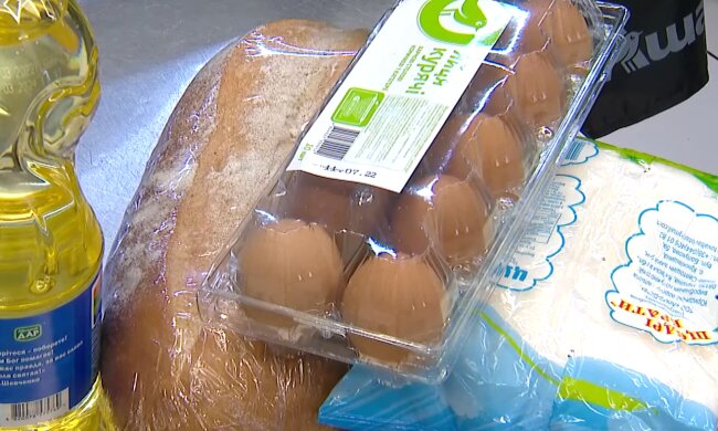 Цены на яйца, скриншот с видео