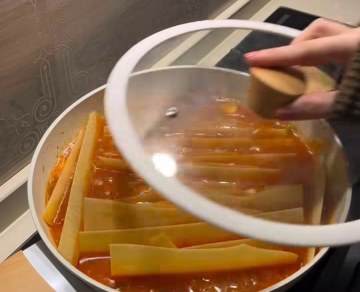 Лазанья на сковороде: скрин рецепта