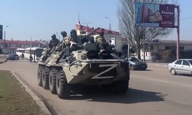 Російські окупанти. Фото: скрін youtube