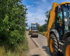 Ремонт дороги, кадр з відео